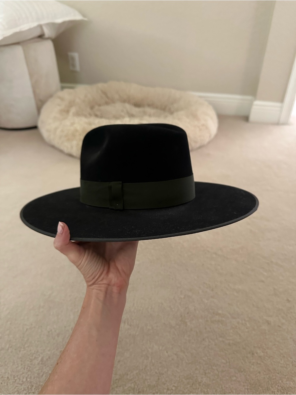 Stetson Tri City Hat Black Size 7 1/8 - Picture 6 of 10